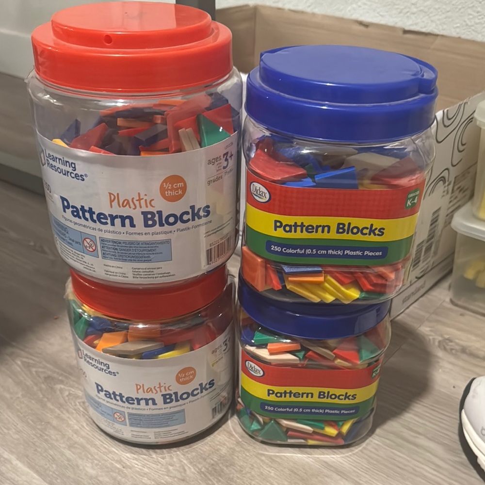Learning Resources Pattern Blocks Set